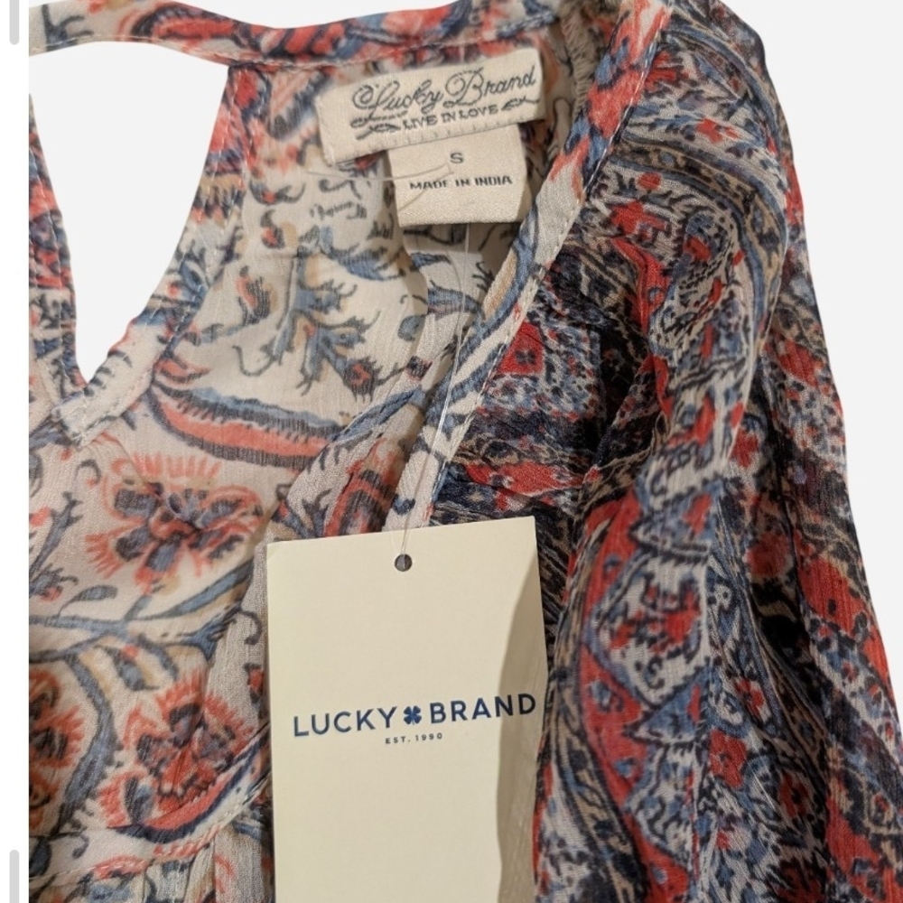 Lucky Brand Multicolor Floral Blouse - Picture 6 of 8